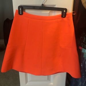 J. Crew Orange Skirt